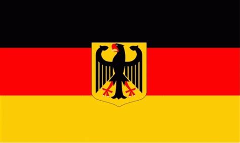 Deutschland Mit Adler Flagge 150x250 Cm Europa Flaggen 150 X 250 Cm