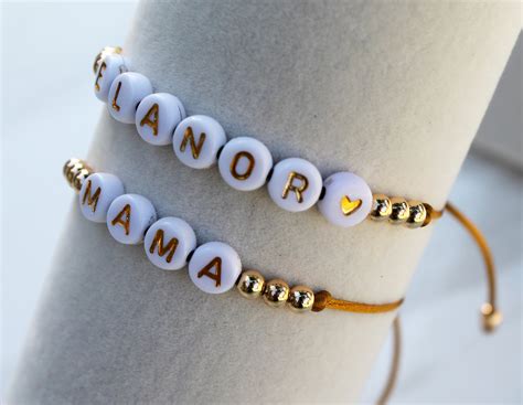 14k Gold Filled Mama And Mini Bracelet Set T For Her Handmade T Mothers Day Jewelry Mommy