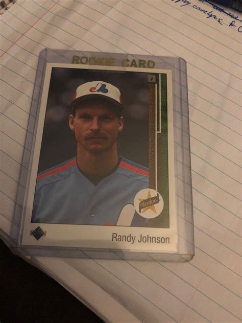 1989 Upper Deck Randy Johnson Rookie Card RC HOF EBay