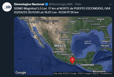 Sismo De Sacude Oaxaca Se Siente En Veracruz Y Cdmx