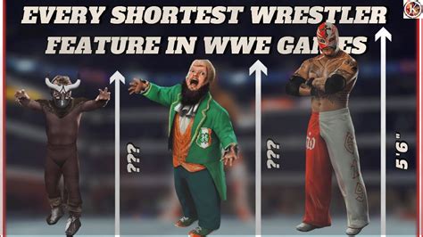 Top Shortest Wrestlers Featured In Wwe Games Shortest Wrestler