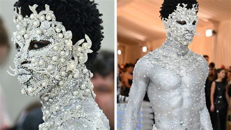 Lil Nas X Appears Near Naked At Met Gala In Metallic G String Nt News