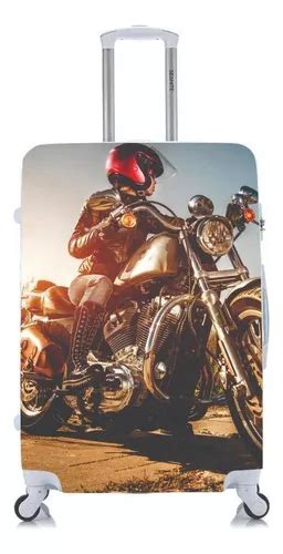 Capa Protetora Mala Viagem Personalizada Média Motoqueiro MercadoLivre