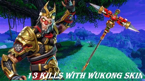 13 Kill Game Highlights With New Wukong Skin Fortnite Battle Royale