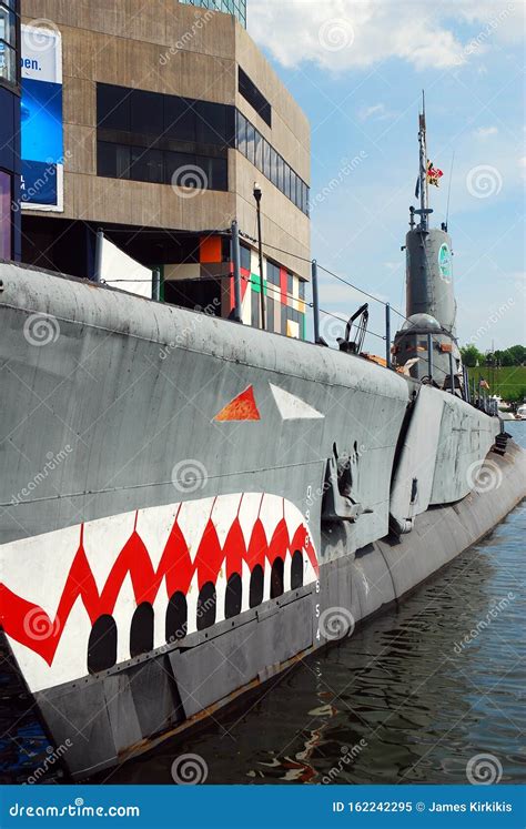 The Uss Torsk In Baltimore S Inner Harbor Editorial Image Image Of