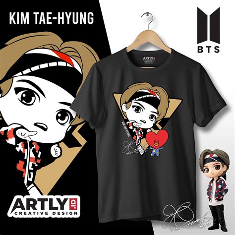 Jual Baju Kaos Tshirt Bts Tinytan Kpop Taehyung Kaos Bts Army