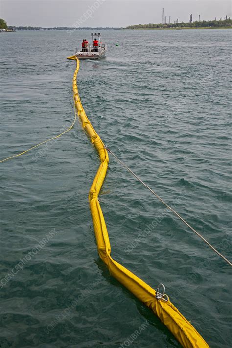 Us Coast Guard Oil Spill Training Stock Image C029 8168 Science