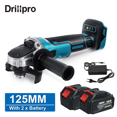 Drillpro Mm Brushless Cordless Electric Angle Grinder