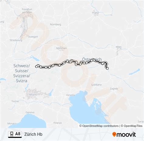 a8 Route Schedules Stops Maps Zürich Hb Updated