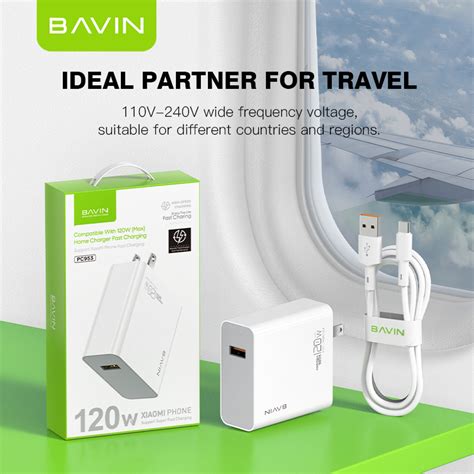 PinSan BAVIN PC953 Universal 120W TYPE C Super Hypercharge For Xiaomi