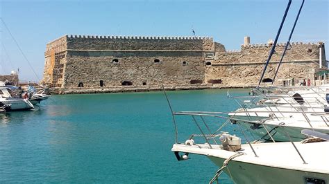 Free Photo Heraklion Port Castle Free Image On Pixabay 511826