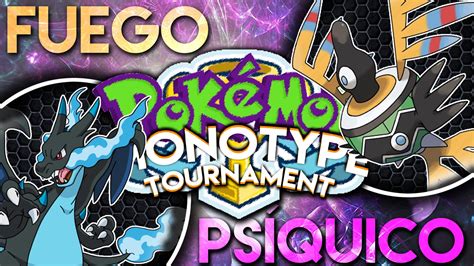 Pokémon Monotype Tournament 5 FUEGO VS PSÍQUICO Combates Pokémon