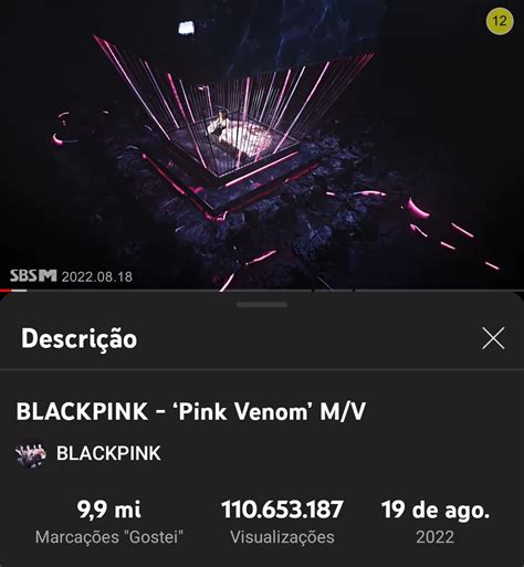 Blackpink Brasil Fan Account On Twitter O Mv De Pink Venom Chegou