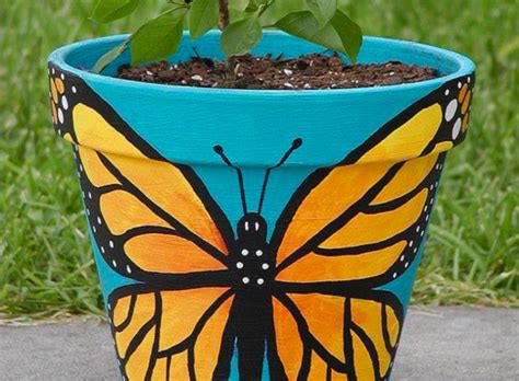 30 Decorative Pot Painting Ideas to Brighten Up Your Garden - Garden and Happy