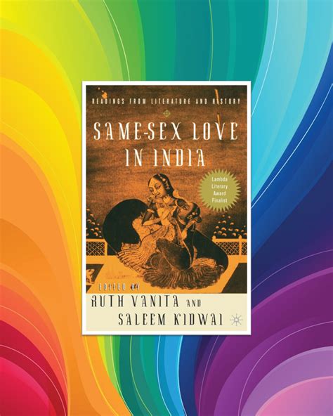 Book Introduction Same Sex Love In India Ruth Vanita Saleem Kidwai