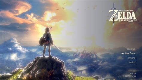 Game The Legend Of Zelda Breath Of The Wild Wii U 2017 Nintendo