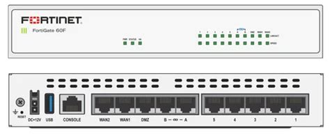 Fortinet FortiGate 60F Firewall Appliance Security Network Desktop