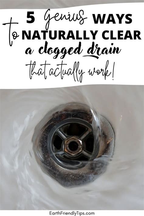 Natural Ways To Clear A Clogged Drain Earth Friendly Tips Clogged