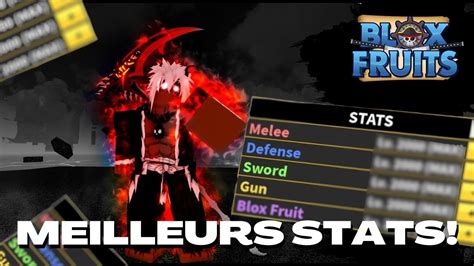 Les Meilleurs Stats Pour Blox Fruit Youtube