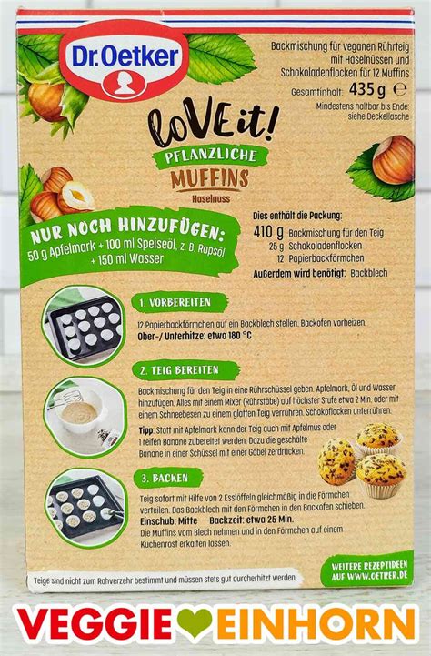 Vegane Muffins Backmischung Von Dr Oetker