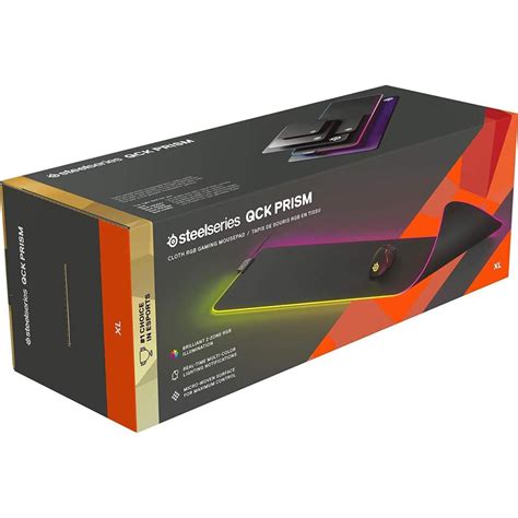 SteelSeries 63826 QCK Gaming Surface XL RGB Prism Cloth 63826 City