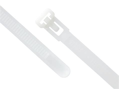 Inch Natural Releasable Cable Tie Pack Secure Cable Ties