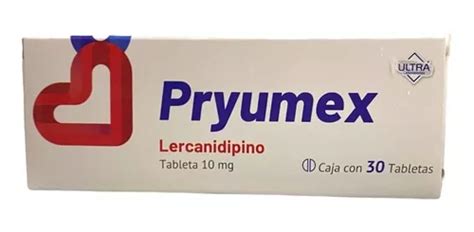 Pryumex Lercanidipino Genérico De Zanidip 10mg 30 Tabs Mercadolibre