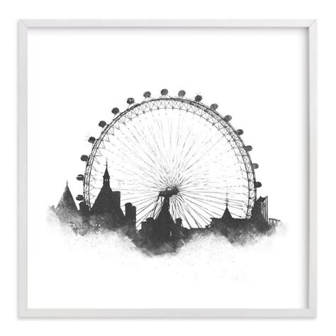 London Eye Art Print Artsandcraftlondon Eye Art Art Art Prints