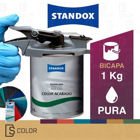 Standox Color Acabado Bicapa Disolvente Kg Pura