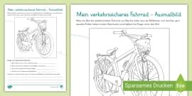 Das Verkehrssichere Fahrrad Arbeitsbl Tter Teacher Made