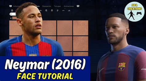 Cómo crear a NEYMAR FC BARCELONA en FC 24 FACE TUTORIAL YouTube