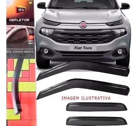 Calha De Chuva Defletor Fiat Toro Portas Tg Poli Rey