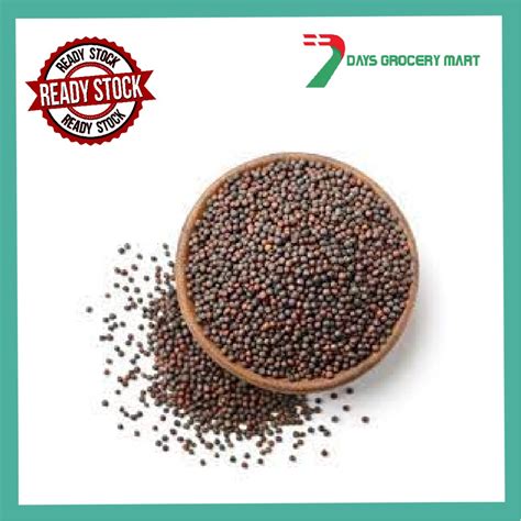 Mustard Seed Biji Sawi 500g 1kg Shopee Malaysia