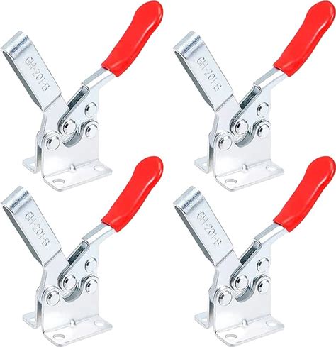 Pcs Hand Tool Toggle Clamp Red Antislip Horizontal Quick Release Tool