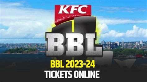 How to Book BBL 2023-24 Tickets Online - CricsInsider