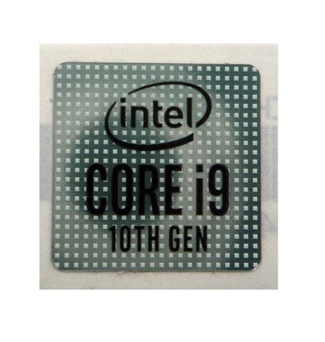 456d Naklejka Intel Core I9 10th Gen 18x18 Mm W Korfantów Sklep Opinie Cena W Allegropl