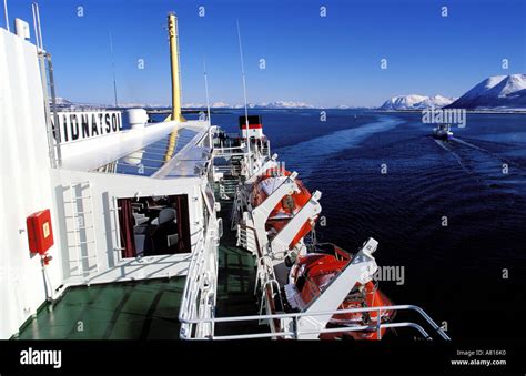 Norway, cruising aboard the Coastal Express Hurtigruten Stock Photo - Alamy