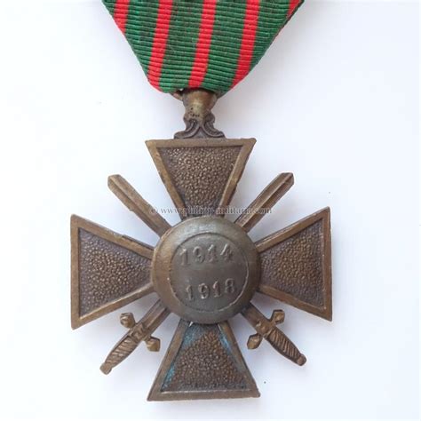 Frankreich Kriegskreuz Mit Schwertern Croix De Guerre