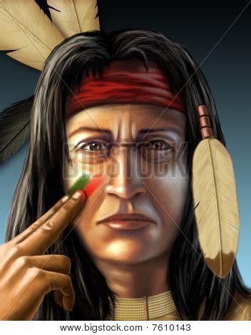 indian warrior image photo  trial bigstock