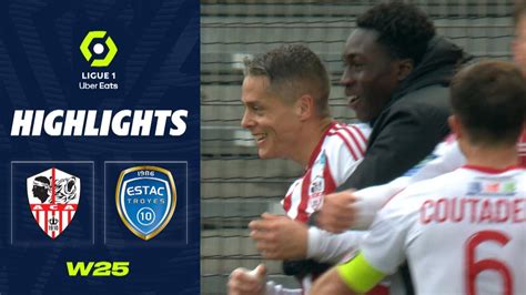 AC AJACCIO ESTAC TROYES 2 1 Highlights ACA ESTAC 2022