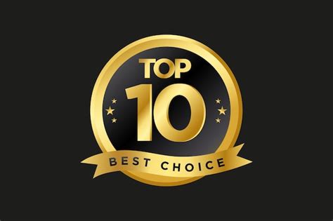 Premium Vector Top 10 Best Choice Award