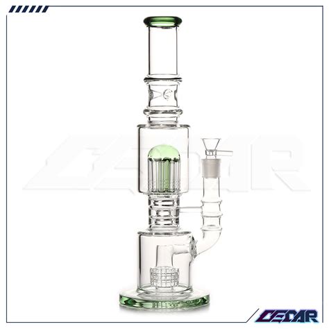 Factory Wholesale 16 Inches 8 Arms And Wheel Glass Beaker Hookah Hand