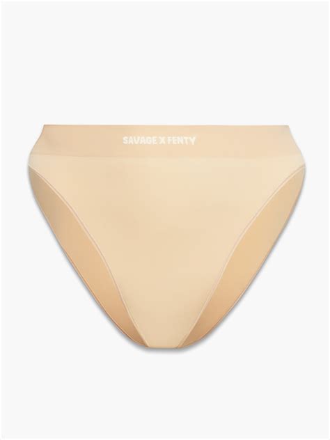 Seamless High Waist Bikini Panty In Nude SAVAGE X FENTY