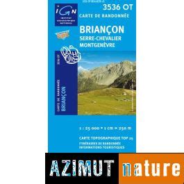 Carte Ign Top Briancon Serre Chevalier Montgenevre