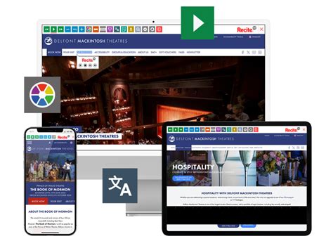 Delfont Mackintosh Theatres Accessible Website | Recite Me
