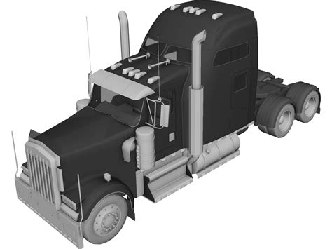 Kenworth Truck 3D Model - 3D CAD Browser