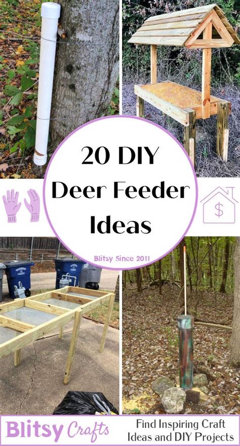 20 Homemade DIY Deer Feeder Ideas - Blitsy