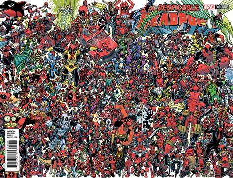 Jordan D White On Twitter Guys This Variant Cover For Deadpool 300 Has 300 Deadpools On It