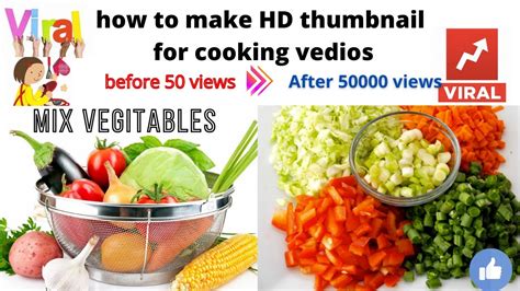 Make Cooking Channel Attractive Thumbnail How To Make Hd Thumbnail