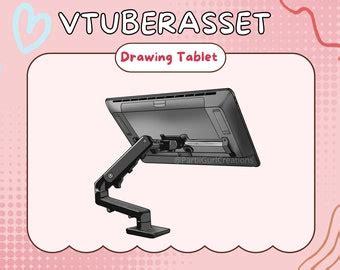 ANIMATED Vtuber Pngtuber Asset DRAWING TABLET Black Etsy